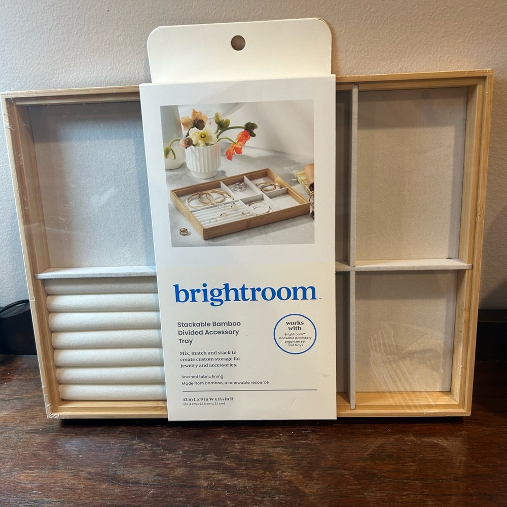 Brightroom Bamboo Jewelry Organizer - Natural(2) Available